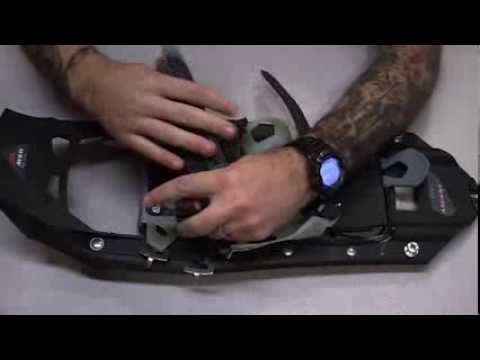 how to adjust msr snowshoes