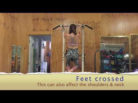 How to… Don’t cross your feet when doing chin ups
