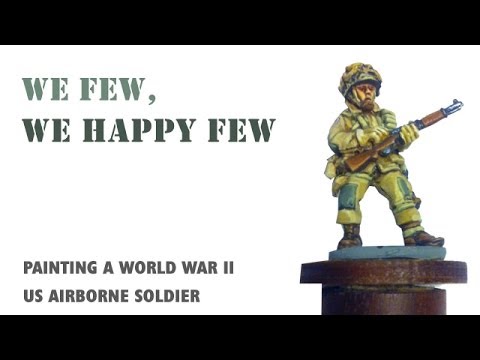 how to paint us airborne flames of war