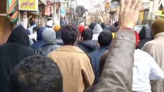 مسيرة شباب ضد الانقلاب بمدينة بلبيس 13/12/2013