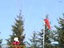 Pilot launches twisted and gets blown behind the launch Pilot launches twisted and gets blown behind the launch
