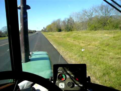 4430 - drivin the 4430 with 16 speed QUADRANGE transmission, drivin down highway 49 in north east texas. Hank the 3rd music.