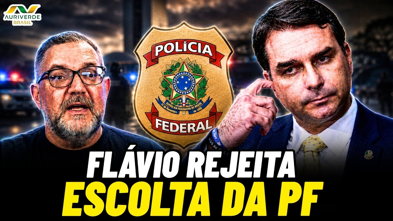 Flávio Bolsonaro recusa escolta e dispensa agentes da Polícia Federal