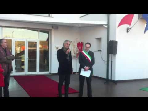 Inaugurazione asilo Bocelli - parla Andrea Bocelli pt1