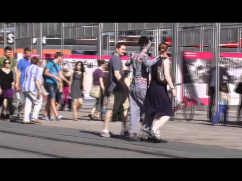 BERLIN Alexanderplatz Straßenkünstler 2010