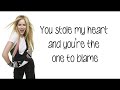 Avril Lavigne - Smile (Lyrics) New Song 2011