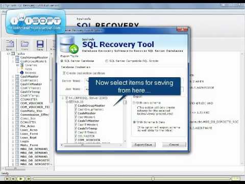 how to recover sql files