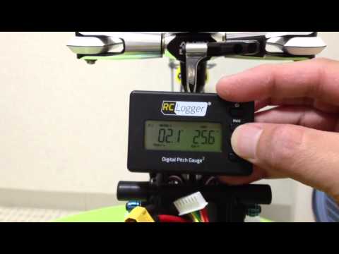 how to use rc logger pitch gauge