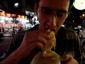 Probando durian, por primera vez