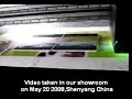 UV Flatbed Printer print on Black ceramic tile Video 03