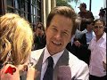 oscar-nominated actor mark wahlberg shows that he's a real family man after being presented with a star on the hollywood walk of fame. his latest co-star, will ferrell, was there to poke fun at the guest of honor. (july 30)