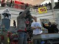 My old Friend Howie D of the Backstreet Boys was promoting he new artist GEORGE .. and we did a huge thing at St Laurent Shopping Mall where about 5000 fans showed up so you dont hear any of the interview or performance just allot of screaming !!!