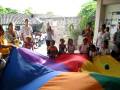 Children Playing with Parachute