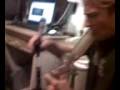 Huge bong rip with friend commentating