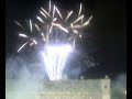 fuegos artificiales tras el final partido del centenario