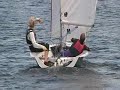 RS400 dinghy action in the Lord Birkett race 2007