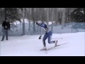 Ski Racer Fail - embarrassing, face plant, fail, race, ski, snow, funny