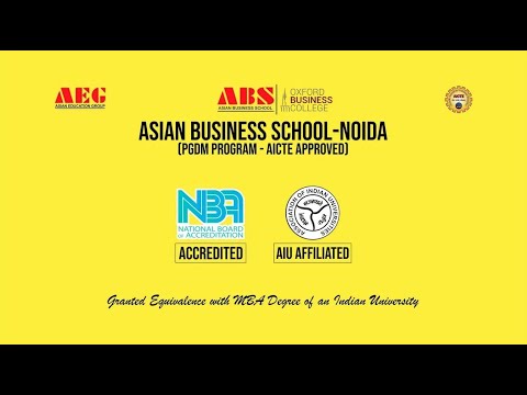 Asian Business School Noida General video thumbnail 5