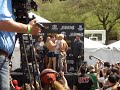 UFC 69 Diego Sanchez Pushes Josh Koscheck at Weigh-Ins