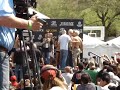UFC 69 Diego Sanchez Pushes Josh Koscheck at Weigh-Ins
