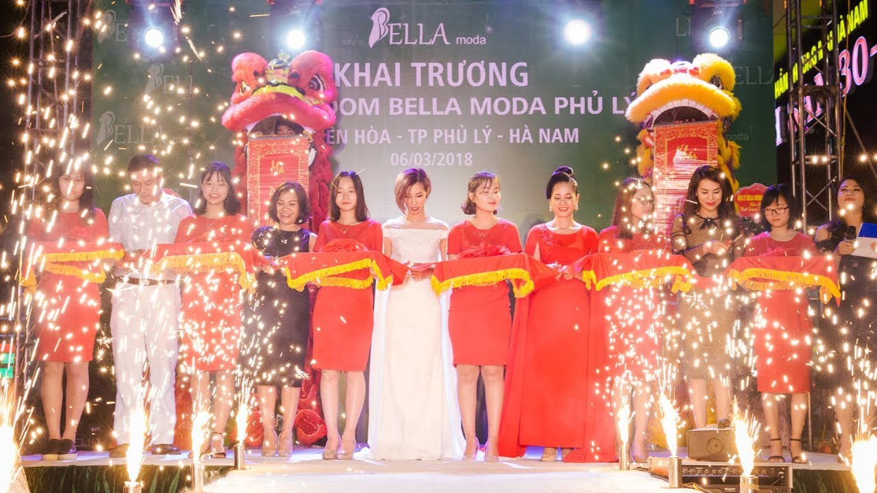 Livestream khai trương Bella Moda Phủ Lý