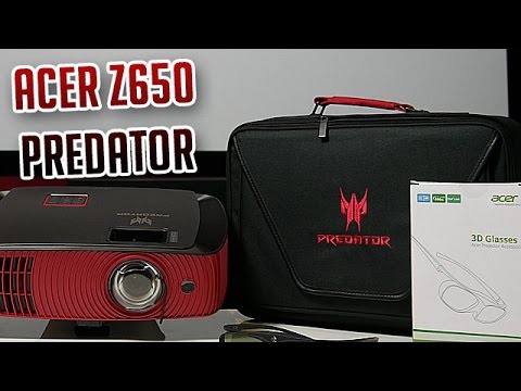 Acer Z650 Predator Beamer Unboxing + Review [Deutsch] 4K
