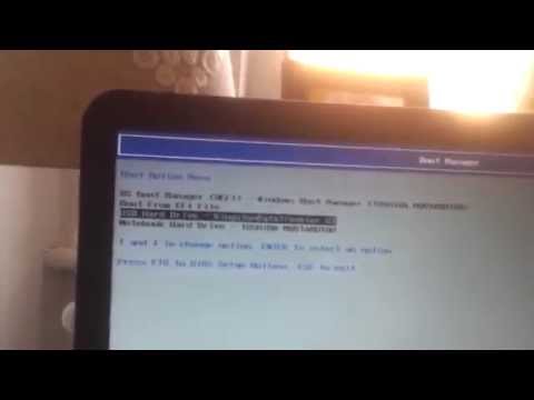 how to boot hp mini from usb