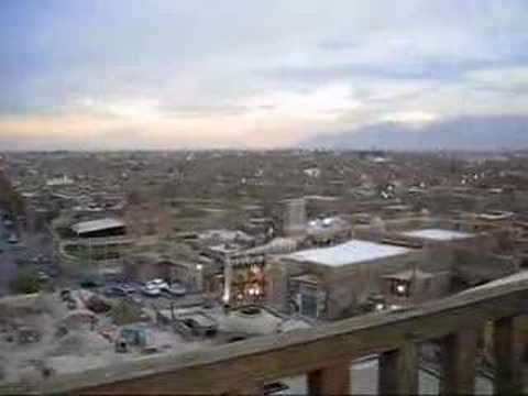 A panorama of Yazd, a center of ...