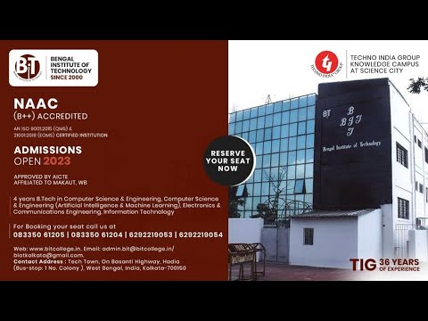 Bengal Institute of Technology Kolkata General video thumbnail 5