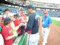 Jeff Francoeur signing autographs