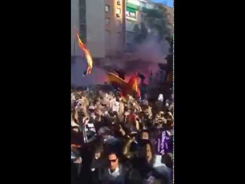 Asà se vivió la llegada al Bernabéu dentro del autobús del equipo
