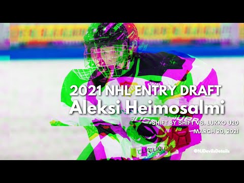 Aleksi Heimosalmi - Shift by Shift Highlights 3/20/21