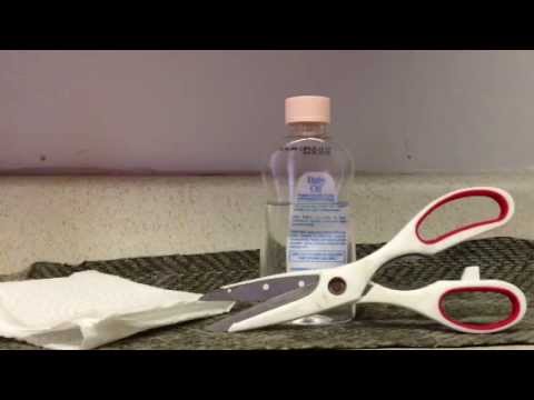 how to remove iodine stain from sink