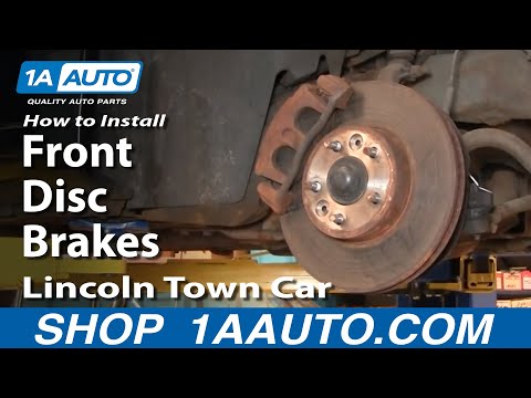 How To Install Repair Replace Front Disc Brakes on Lincoln Town Car 98-02 1AAuto.com