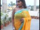 Orange Pure Georgette Bandhej Saree with Blouse