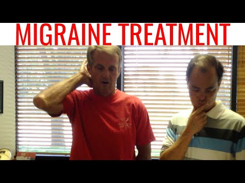 how to relieve migraine neck pain