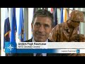 NATO Secretary General visits United States - Tribute to America's war wounded (w/subtitles)