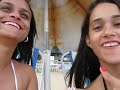 Pollyne e kari na praia de boa viagem-salve xurus\o/