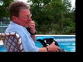 Bennie & Blaze by the pool. Bennie & Blaze by the pool.
