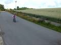 Lucas op de fiets