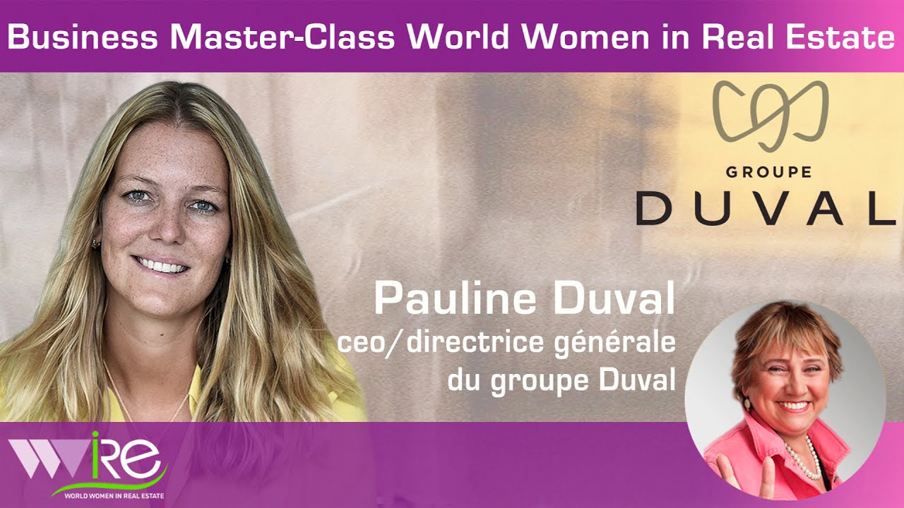 TEASER DE LA BUSINESS MASTER CLASS DE PAULINE DUVAL CEO DU GROUPE DUVAL