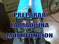 Reparación de golpe en estribo con arandelas