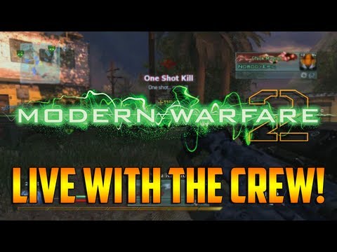 MW2 - Live with the Crew! (MW2 Live Search and Destroy Gameplay with the Crew)