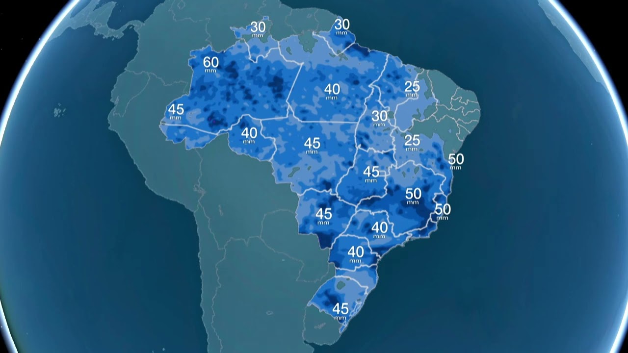 Chuva permanece no centro-sul do Brasil | 10/12/2024