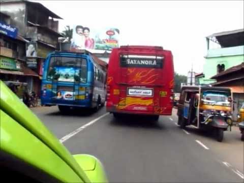 Kerala Bus - Bus drivers in Kerala drive like mad. But they are really skilled. See an amazing race between Nethravathi and Sayanora. Note the near misses as Sayanora des...