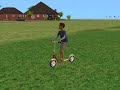 Rideable Kick Scooter - Sims 2