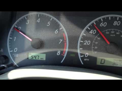 Toyota Corolla Fuel Efficiency MPG