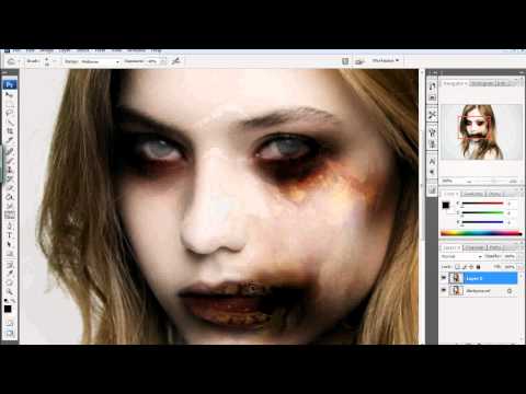 how to make yourself look like a zombie
