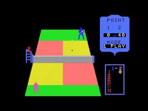 Real Tennis (1983, MSX, Takara)