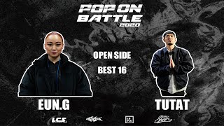 Eun-G vs Tutat – POP ON BATTLE 2020 Open side Best 16